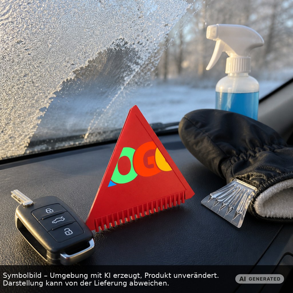 Eiskratzer "Lambda" als Werbeartikel mit Logo bedrucken